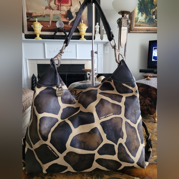 Dooney & Bourke Black and Tan Women's Bag - Picture 2 of 12